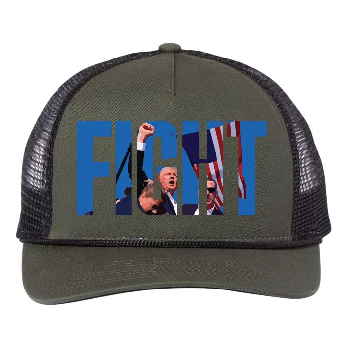 Fight I Will Fight Retro Rope Trucker Hat Cap