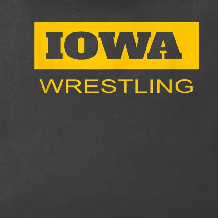 Freestyle Iowa Wrestling Wrestler Fan The Hawkeye State Zip Tote Bag