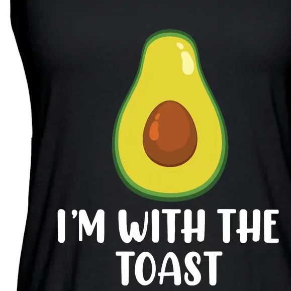 Funny Im With The Toast Avocado Halloween Couples Costumes Ladies Essential Flowy Tank