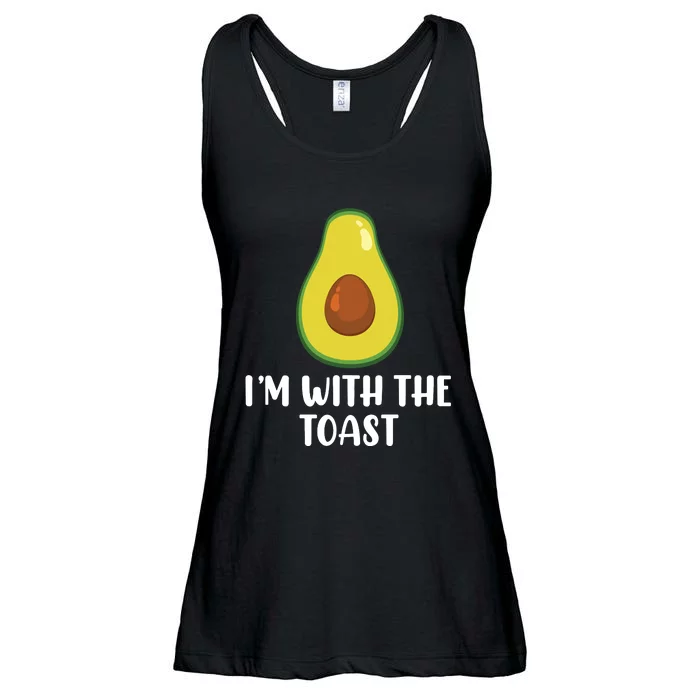 Funny Im With The Toast Avocado Halloween Couples Costumes Ladies Essential Flowy Tank