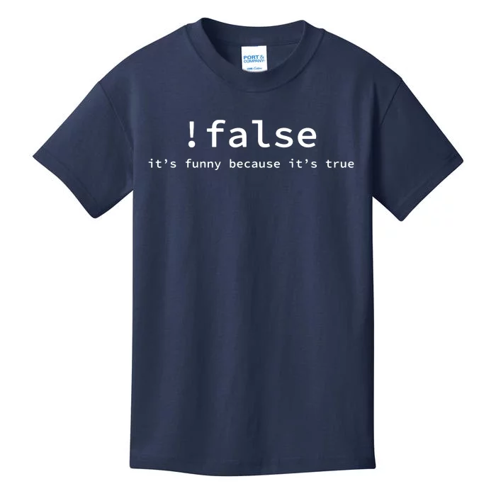 Funny It Works On My Machine Programmer Kids T-Shirt