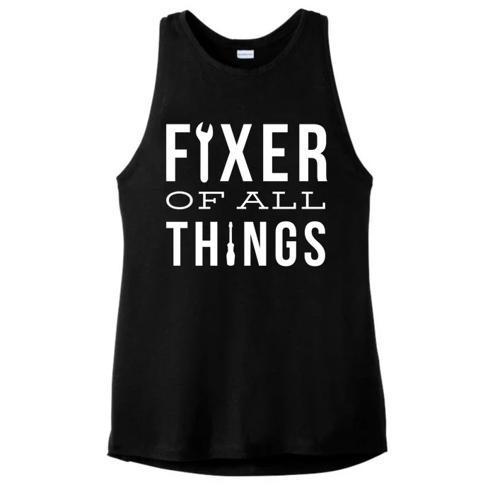 Fixer Of All Things Ladies Tri-Blend Wicking Tank