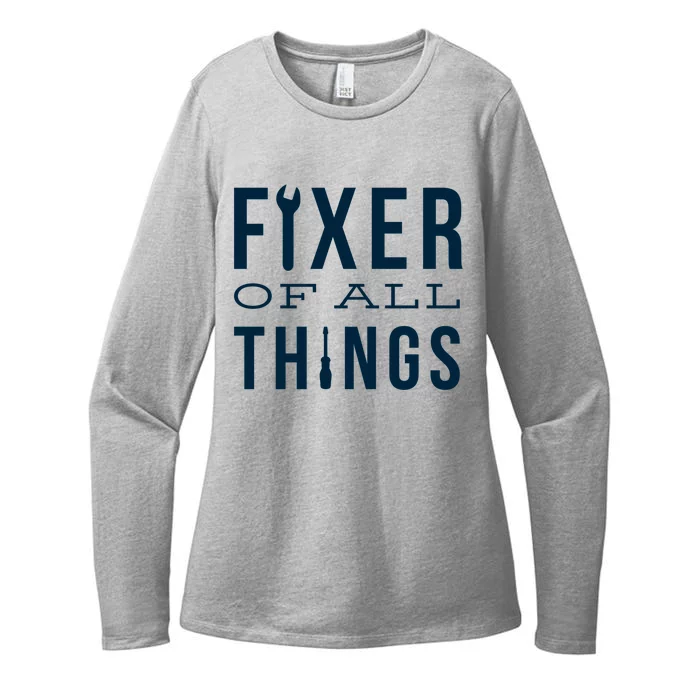 Fixer Of All Things Womens CVC Long Sleeve Shirt