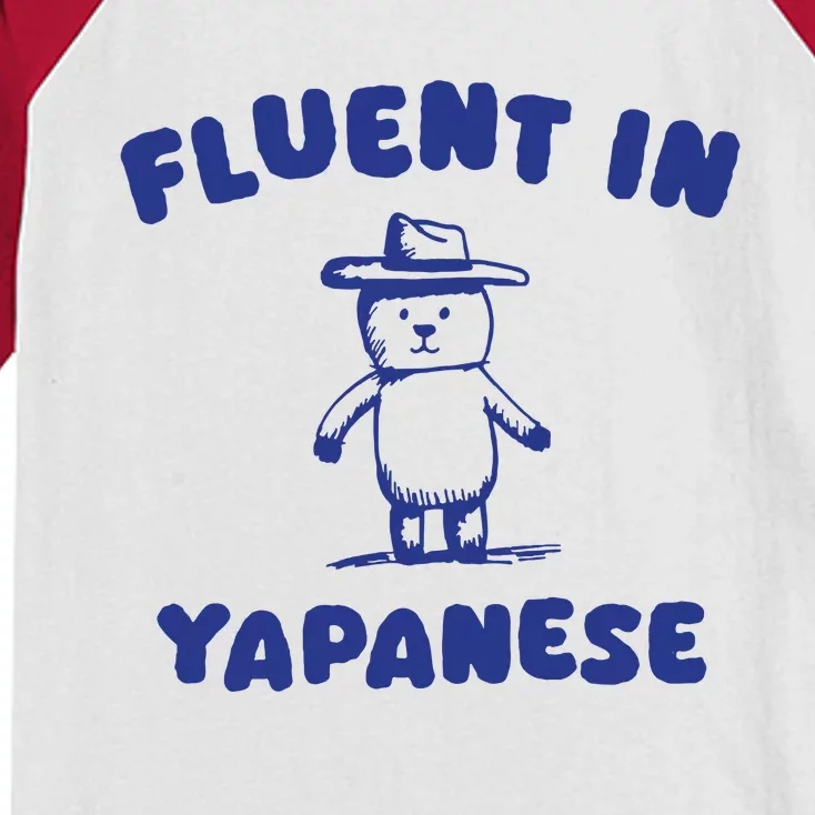 Fluent In Yapanes Kids Colorblock Raglan Jersey