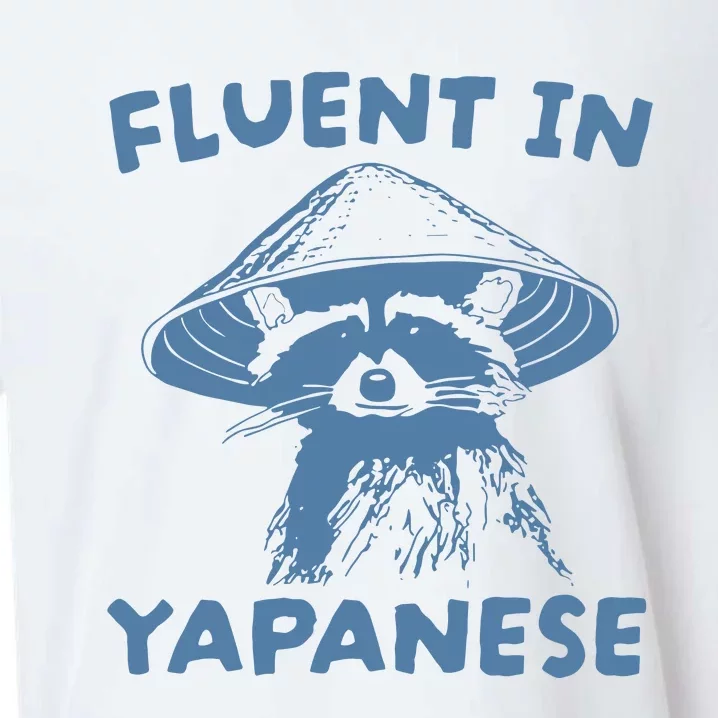 Fluent In Yapanese Raccoon Sueded Cloud Jersey T-Shirt