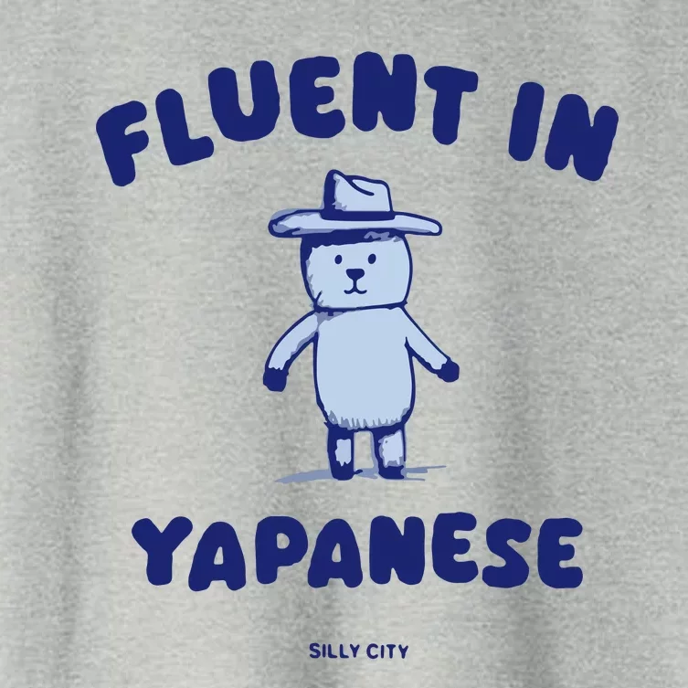 Fluent In Yapanese Women's Crop Top Tee