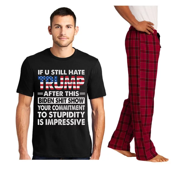 Funny If You Still Hate Trump After This Biden 2024 Pajama Set