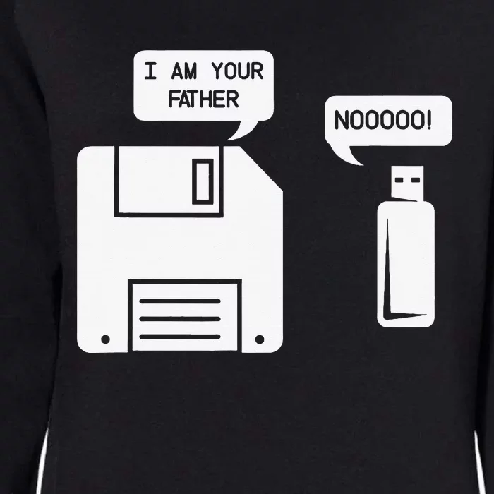 Funny I'm Your Father USB Flash Drive Floppy Disk USB Womens California Wash Sweatshirt