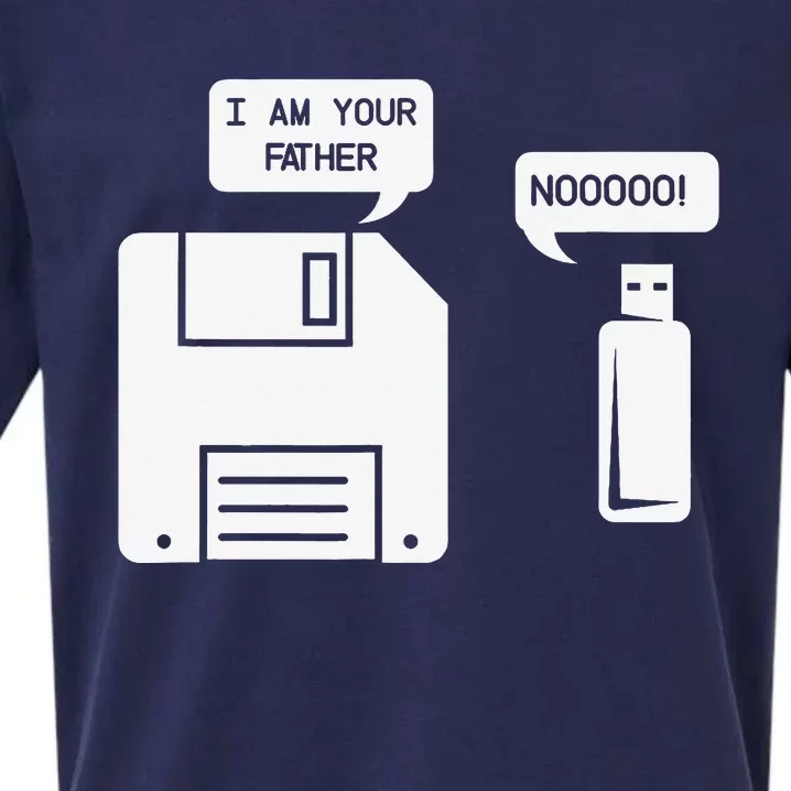 Funny I'm Your Father USB Flash Drive Floppy Disk USB Sueded Cloud Jersey T-Shirt