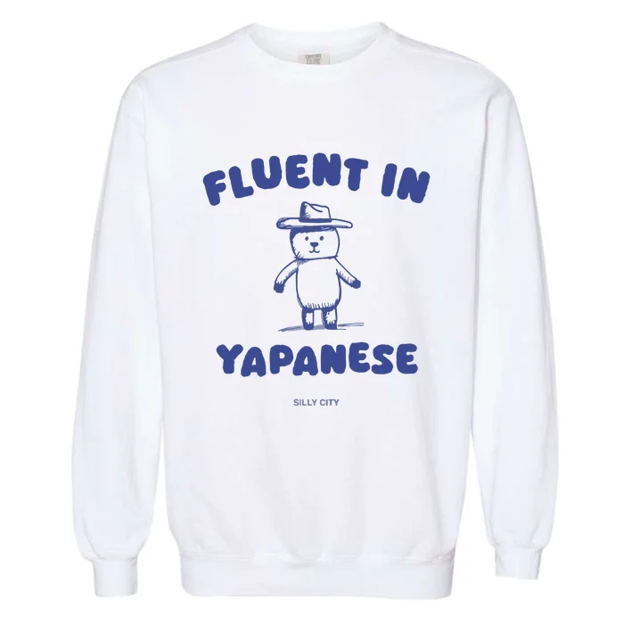 Fluent In Yapanese Garment-Dyed Sweatshirt