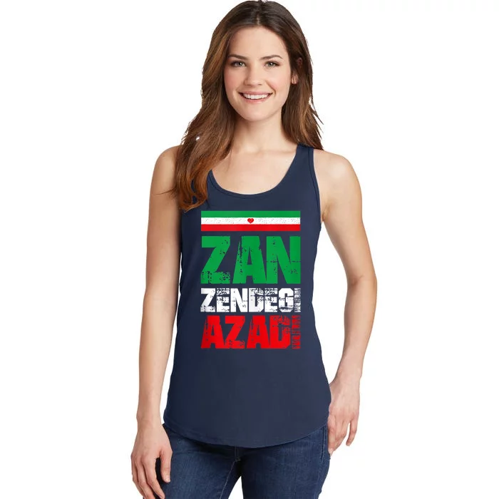 Free Iran Zan Zendegi Azadi Freedom Iran Azadi Persian Ladies Essential Tank