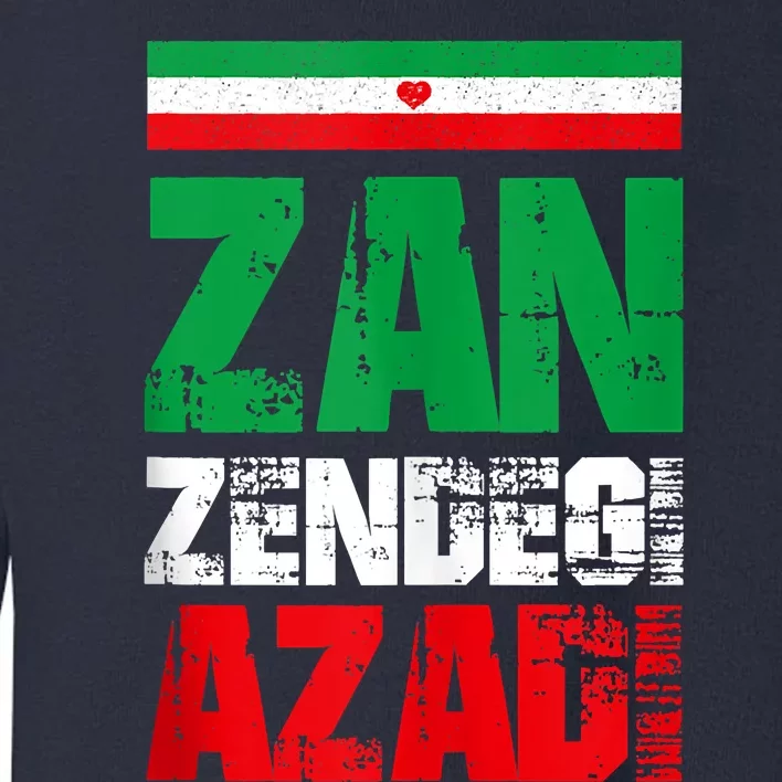 Free Iran Zan Zendegi Azadi Freedom Iran Azadi Persian Toddler Sweatshirt