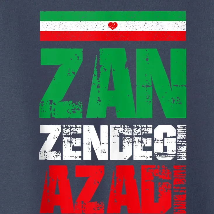 Free Iran Zan Zendegi Azadi Freedom Iran Azadi Persian Toddler T-Shirt