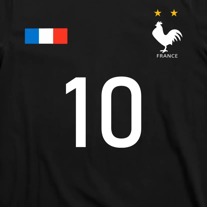 France Jersey 10 French Football Soccer T-Shirt