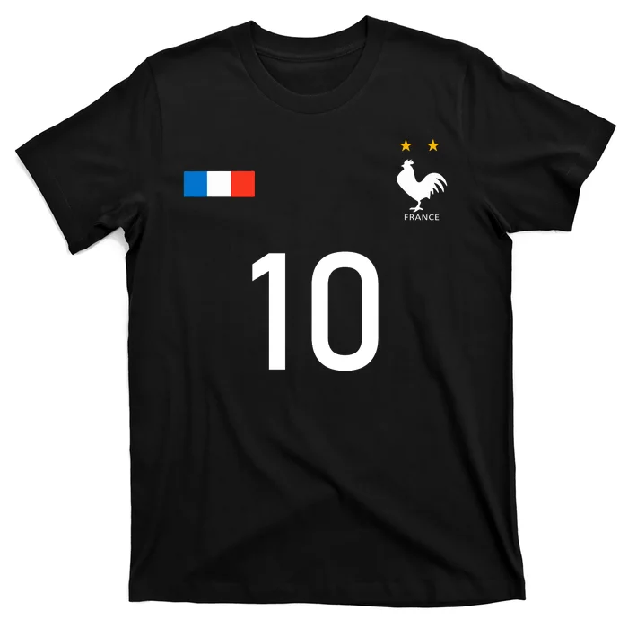 France Jersey 10 French Football Soccer T-Shirt