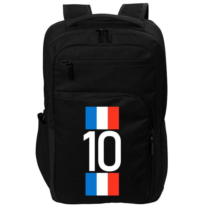 France Jersey 10 French Football Soccer Impact Tech Backpack