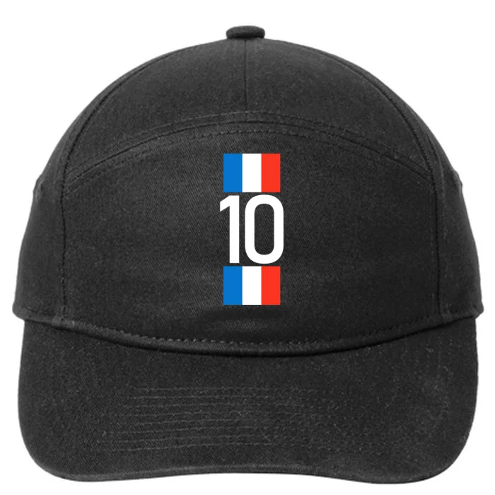 France Jersey 10 French Football Soccer 7-Panel Snapback Hat