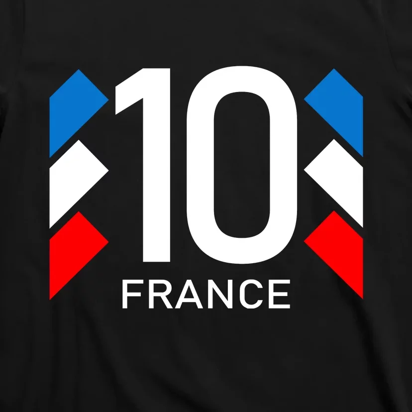 France Jersey 10 French Football Soccer T-Shirt