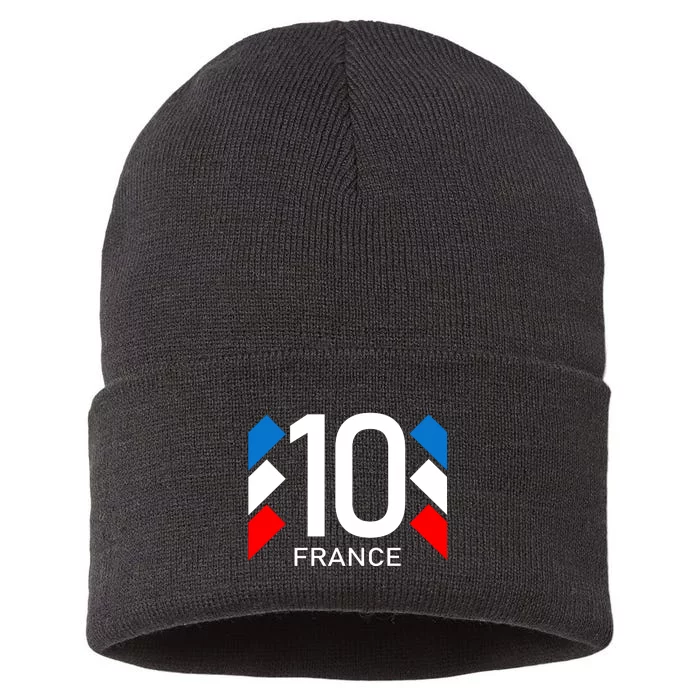 France Jersey 10 French Football Soccer Sustainable Knit Beanie