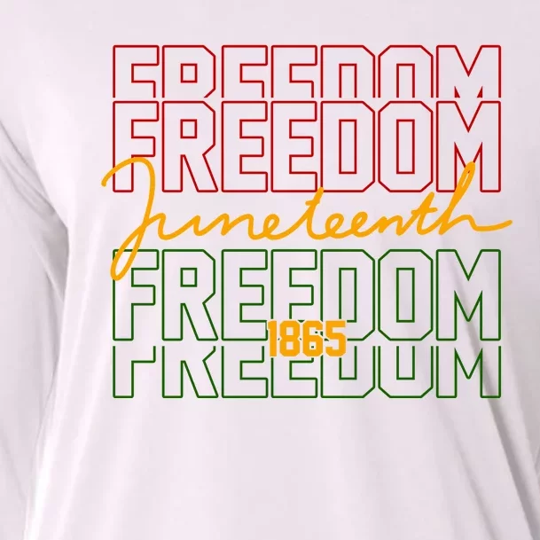 Freedom Juneteenth 1865 Cooling Performance Long Sleeve Crew