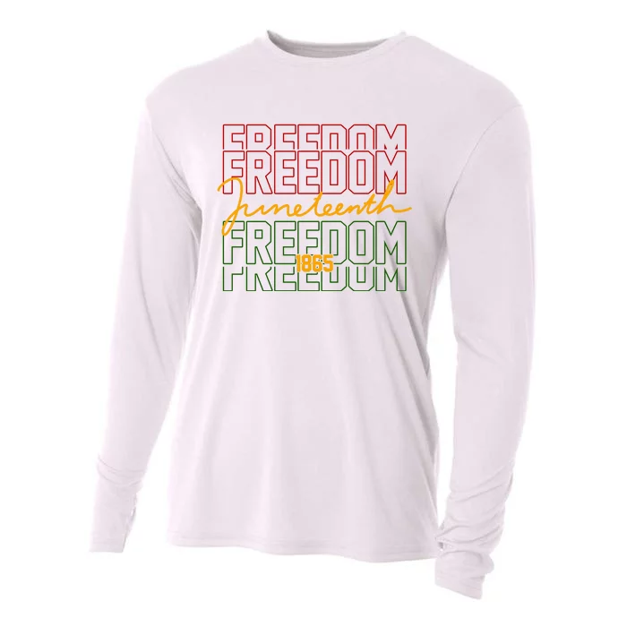 Freedom Juneteenth 1865 Cooling Performance Long Sleeve Crew