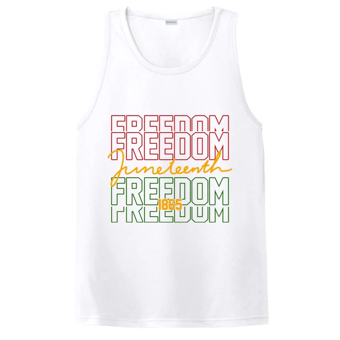 Freedom Juneteenth 1865 Performance Tank