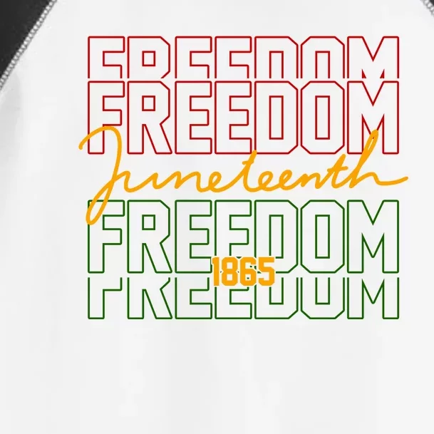 Freedom Juneteenth 1865 Toddler Fine Jersey T-Shirt