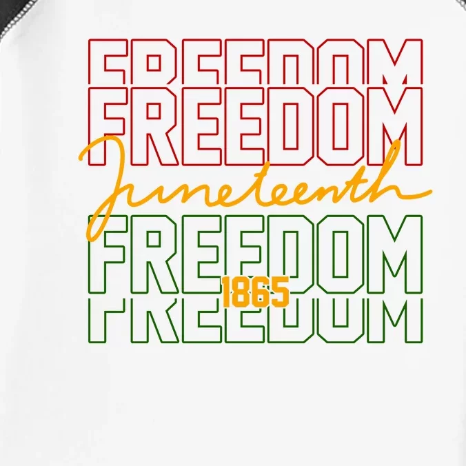 Freedom Juneteenth 1865 Infant Baby Jersey Bodysuit