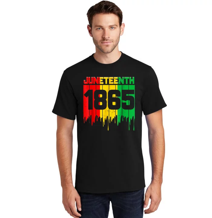 Funny Juneteenth 1865 African Tall T-Shirt