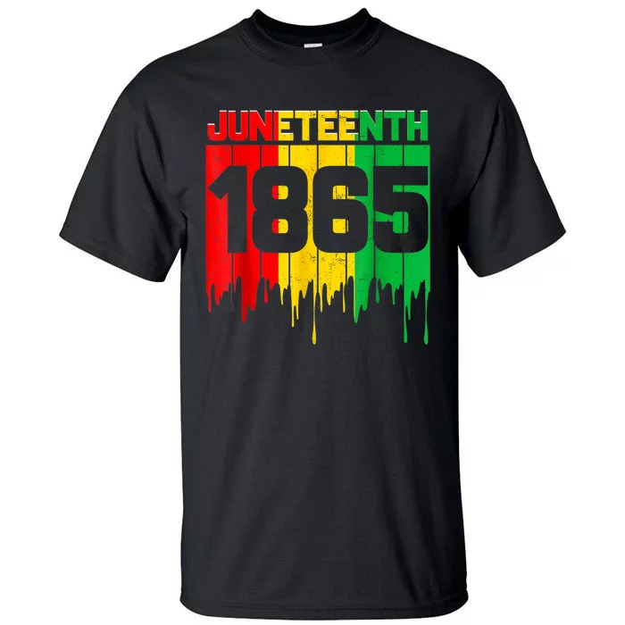 Funny Juneteenth 1865 African Tall T-Shirt