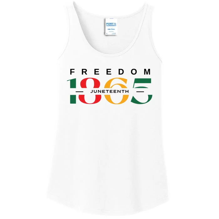 Freedom Juneteenth 1865 Black History Ladies Essential Tank