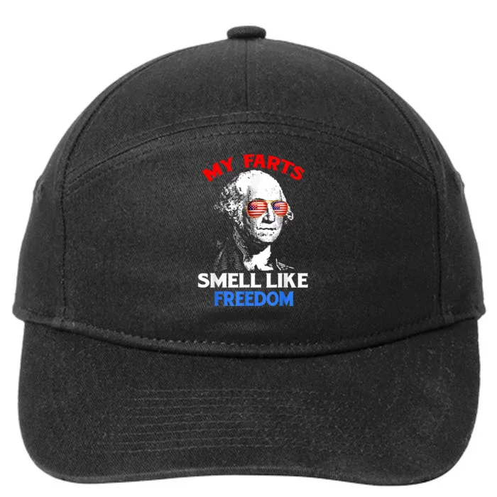 Funny July 4th Party Funny George Washington 7-Panel Snapback Hat