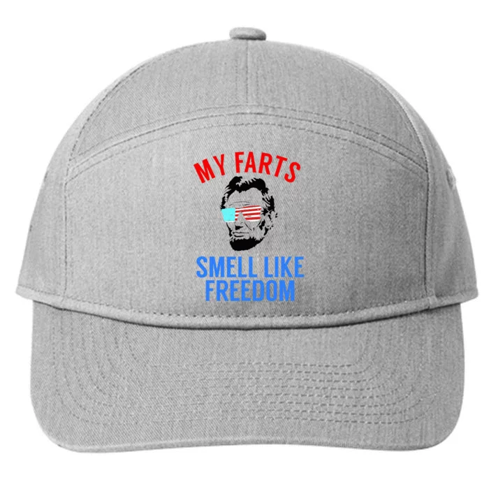 Funny July 4th Party Funny Abe Lincoln 7-Panel Snapback Hat