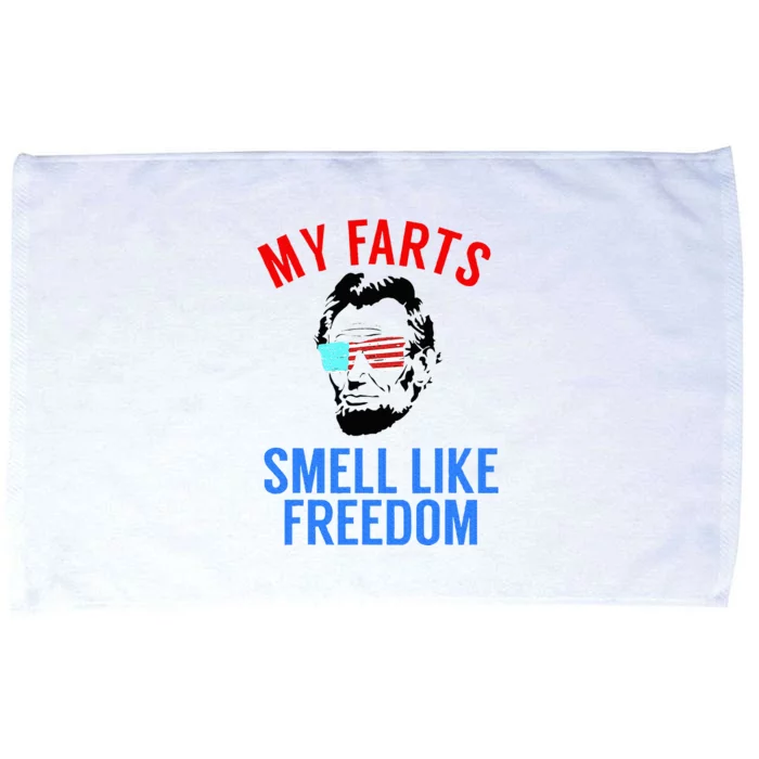 Funny July 4th Party Funny Abe Lincoln Microfiber Hand Towel