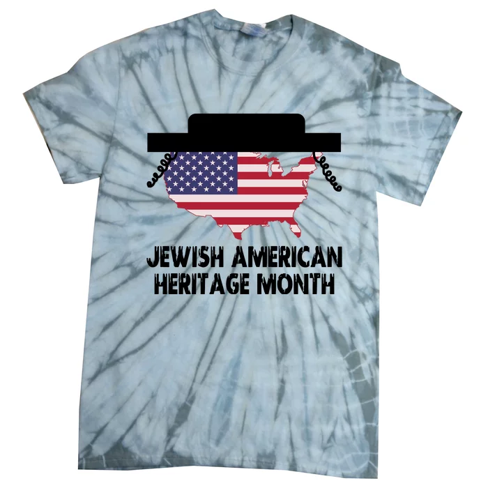 Funny Jewish American Heritage Month Tie-Dye T-Shirt