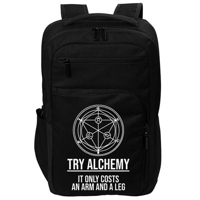 Funny Japanese Anime Gift Try Alchemy Impact Tech Backpack