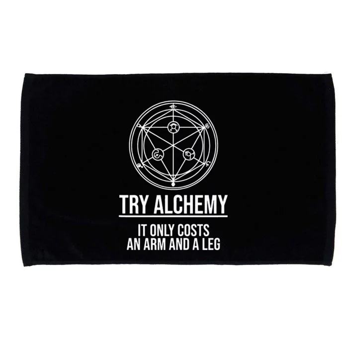 Funny Japanese Anime Gift Try Alchemy Microfiber Hand Towel