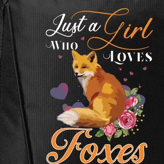 Fun Just A L Who Loves Foxes Coyote Lovers City Backpack