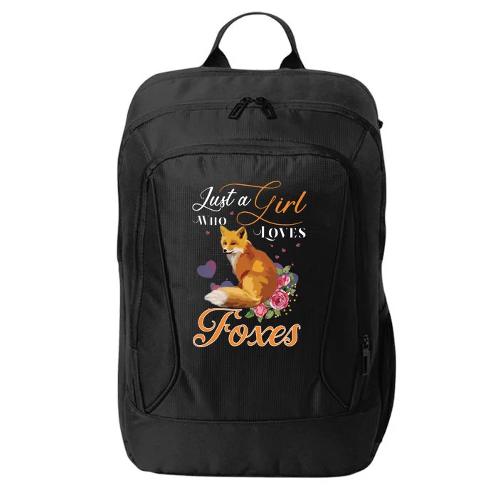 Fun Just A L Who Loves Foxes Coyote Lovers City Backpack