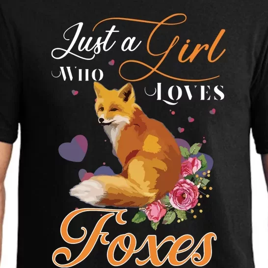 Fun Just A L Who Loves Foxes Coyote Lovers Pajama Set