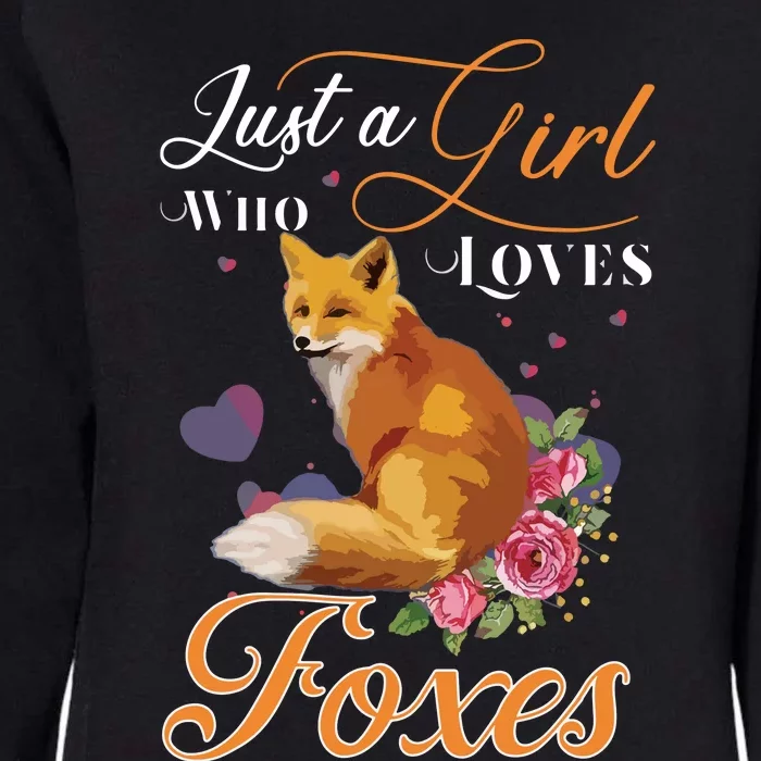 Fun Just A L Who Loves Foxes Coyote Lovers Womens California Wash Sweatshirt