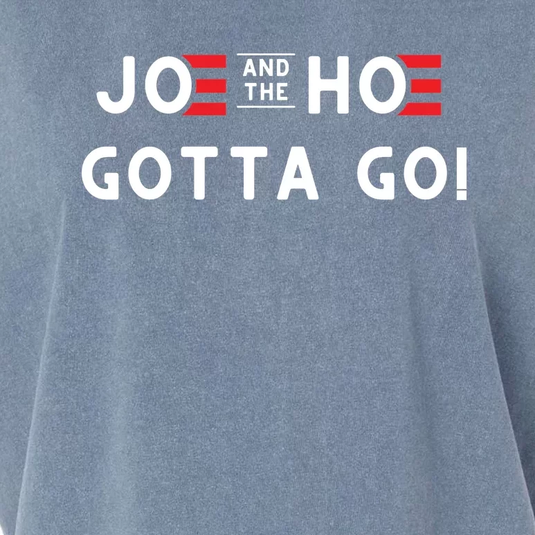 Funny Joe And The Hoe Gotta Go #FJB Design Garment-Dyed Women's Muscle Tee