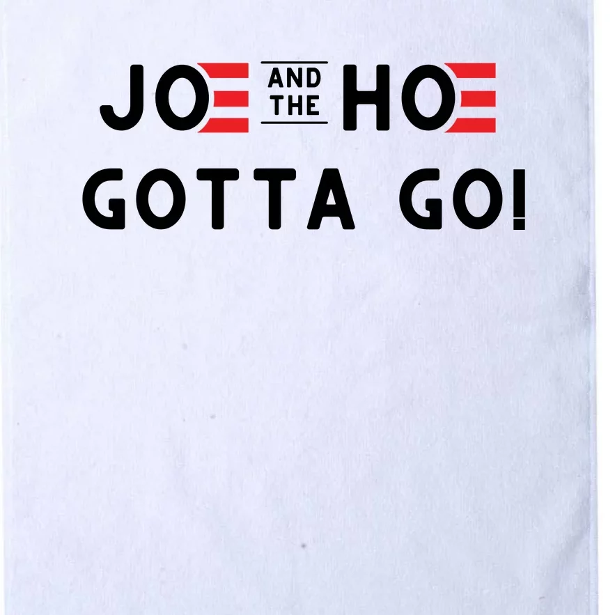 Funny Joe And The Hoe Gotta Go #FJB Design Platinum Collection Golf Towel