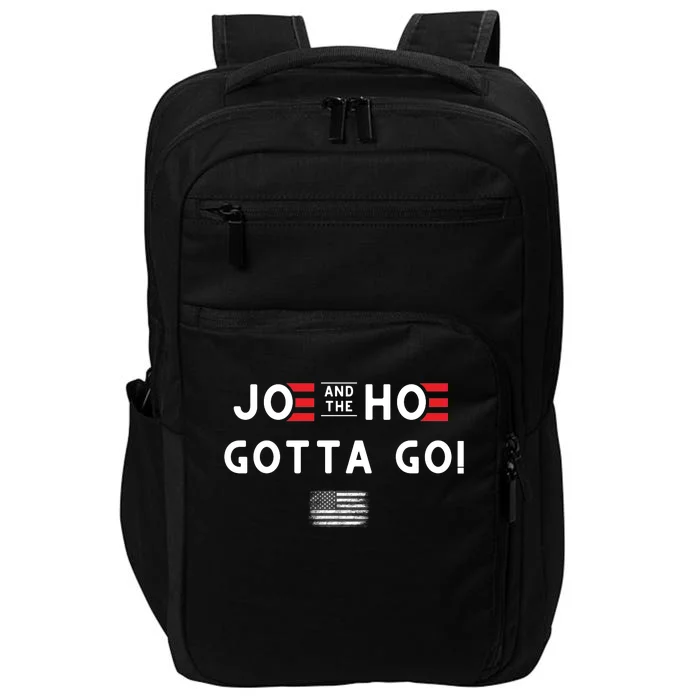 Funny Joe And The Hoe Gotta Go! American Flag Impact Tech Backpack