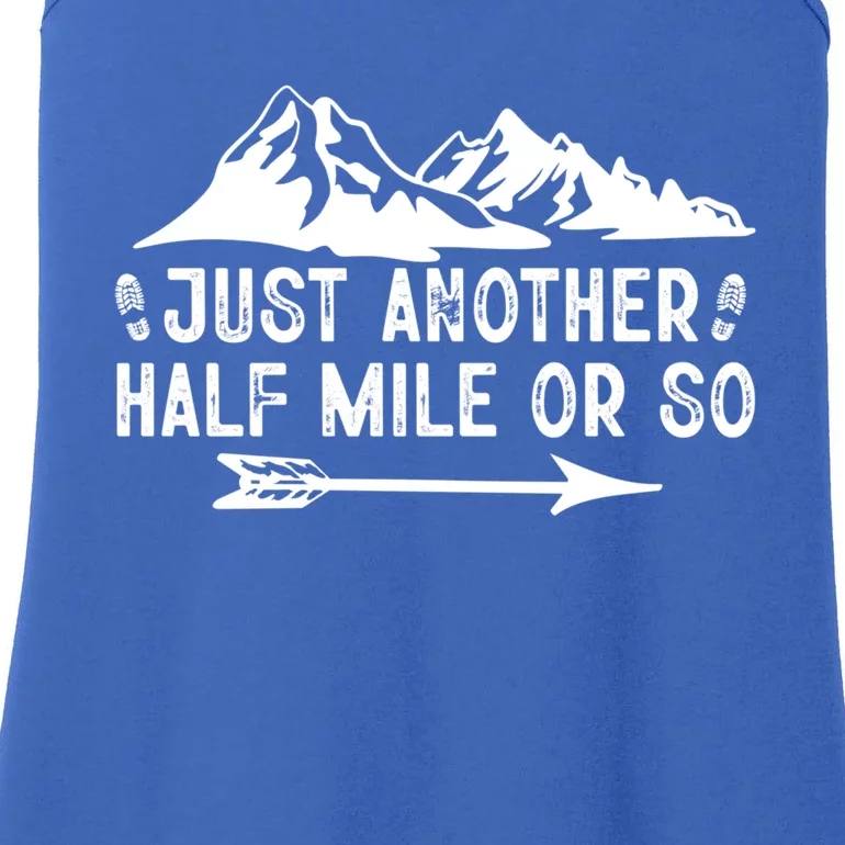 Funny Just Another Half Mile Or So Camping Hiking Cute Gift Ladies Essential Tank