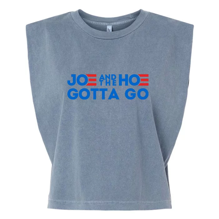 Funny Joe And The Hoe Gotta Go Garment-Dyed Women's Muscle Tee