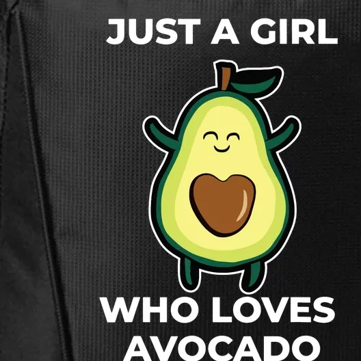 Funny Just A Girl Who Loves Avocado For Avocado Girl City Backpack