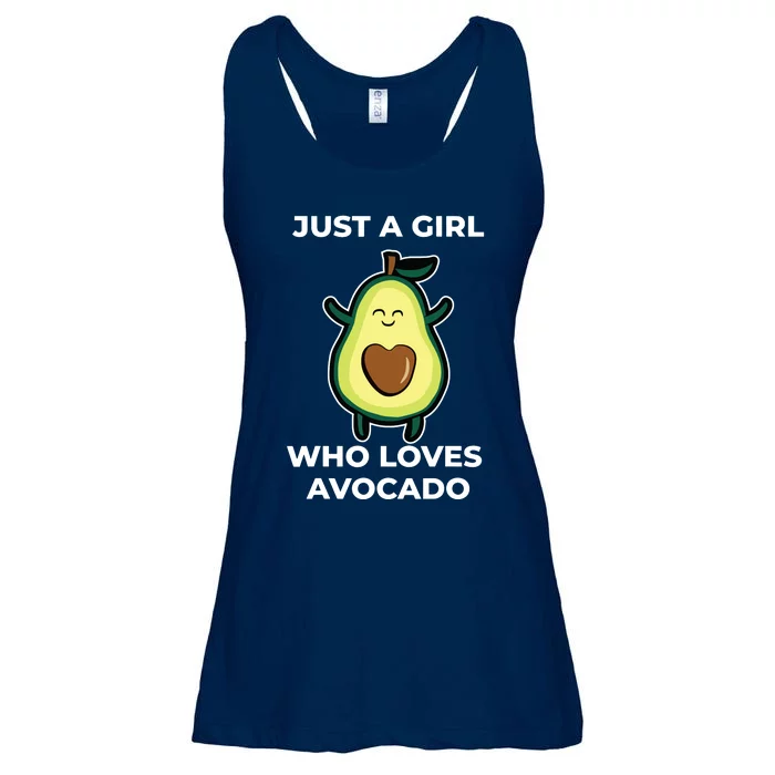 Funny Just A Girl Who Loves Avocado For Avocado Girl Ladies Essential Flowy Tank