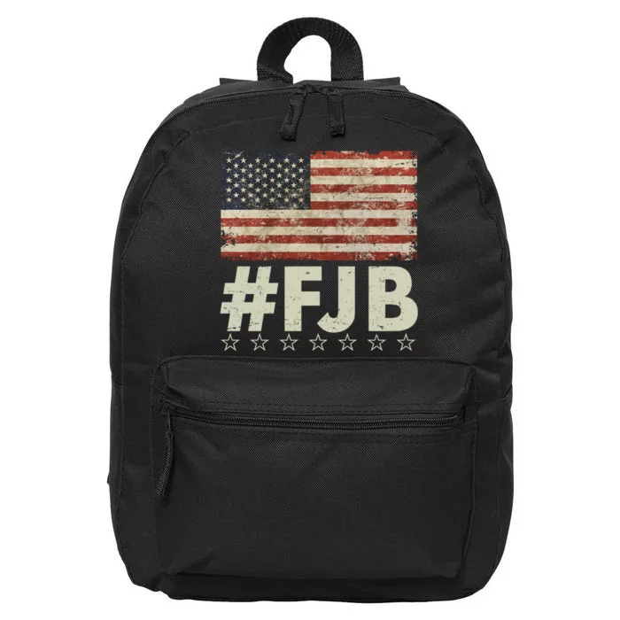 #FJB Distressed F Hoe Biden 16 in Basic Backpack