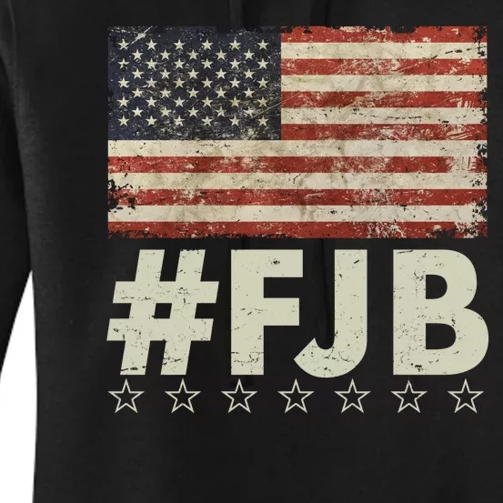 #FJB Distressed F Hoe Biden Women's Pullover Hoodie